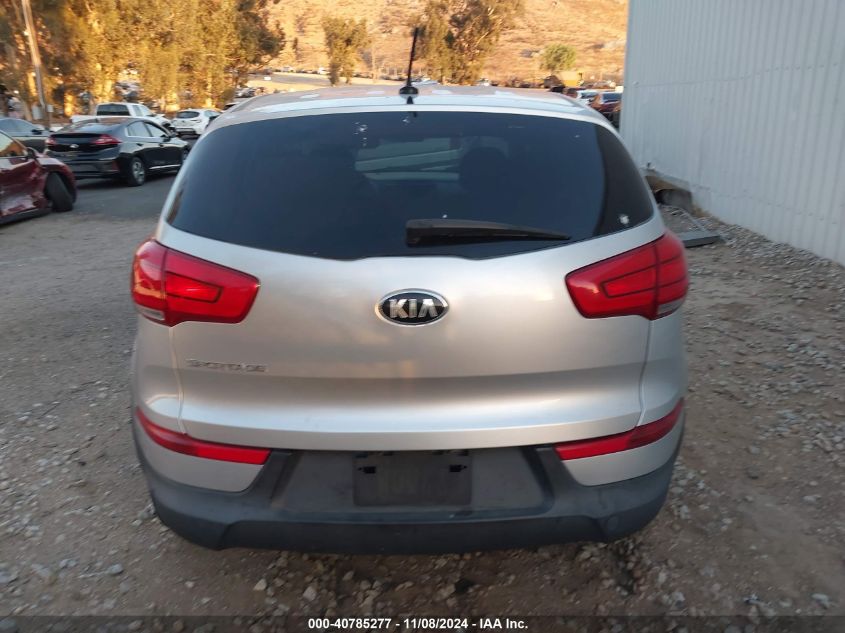 2014 Kia Sportage Lx VIN: KNDPB3AC6E7549347 Lot: 40785277