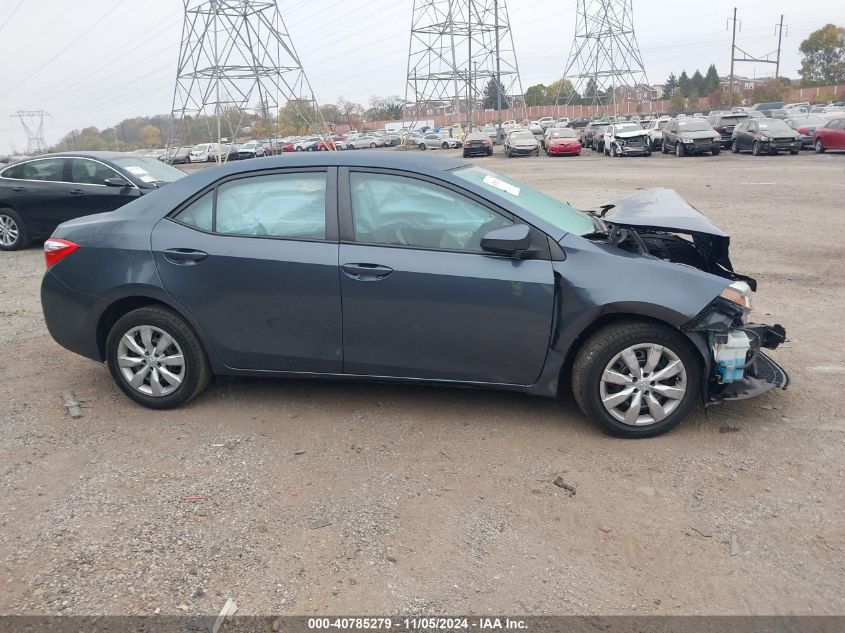 2015 Toyota Corolla Le VIN: 2T1BURHE7FC429183 Lot: 40785279