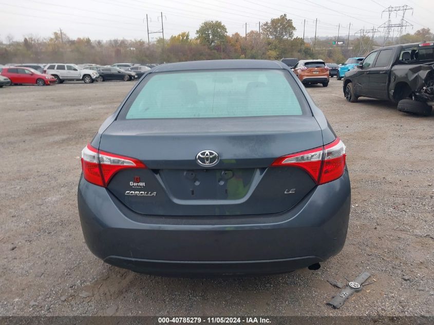 2015 Toyota Corolla Le VIN: 2T1BURHE7FC429183 Lot: 40785279