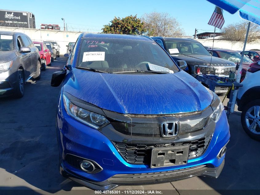 2022 Honda Hr-V 2Wd Sport VIN: 3CZRU5H16NM745291 Lot: 40785301