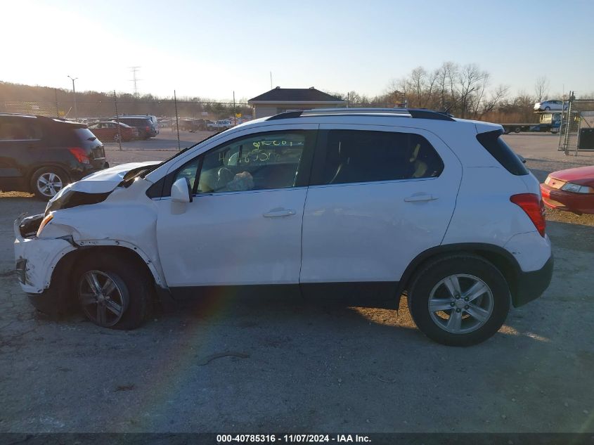 2015 Chevrolet Trax Lt VIN: 3GNCJLSB7FL229322 Lot: 40785316