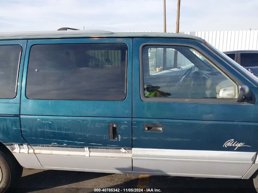 1995 Plymouth Grand Voyager Se VIN: 1P4GH44R0SX631263 Lot: 40785342