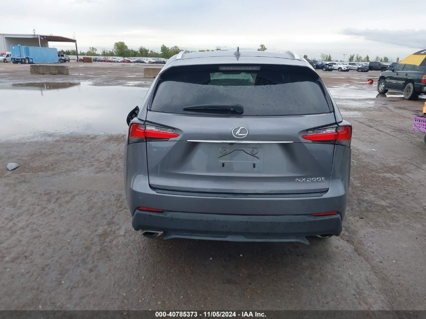 2015 Lexus Nx 200T VIN: JTJBARBZ7F2026773 Lot: 40785373