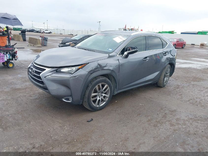 2015 Lexus Nx 200T VIN: JTJBARBZ7F2026773 Lot: 40785373