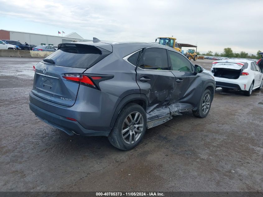 2015 Lexus Nx 200T VIN: JTJBARBZ7F2026773 Lot: 40785373