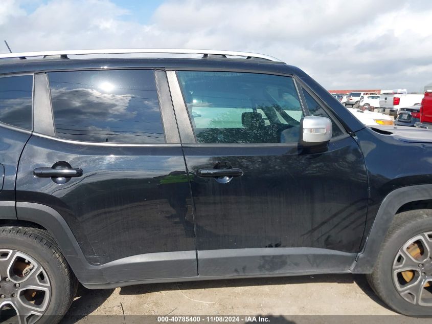 2018 Jeep Renegade Limited 4X4 VIN: ZACCJBDB9JPH02539 Lot: 40785400