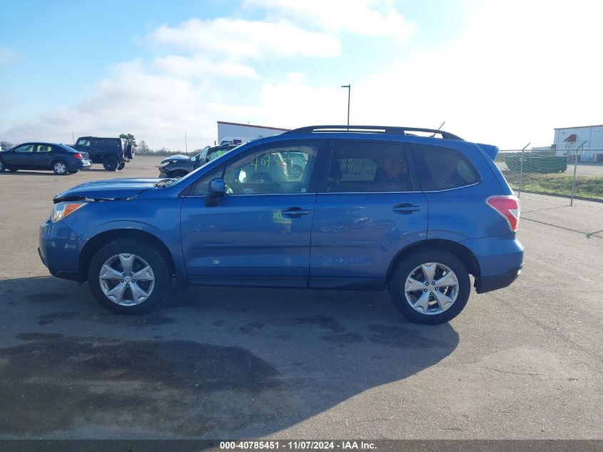 2015 Subaru Forester 2.5I Limited VIN: JF2SJAHC5FH491087 Lot: 40785451