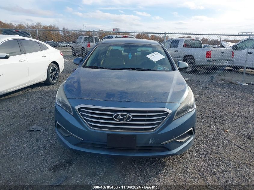 2016 Hyundai Sonata Se VIN: 5NPE24AF0GH260213 Lot: 40785453