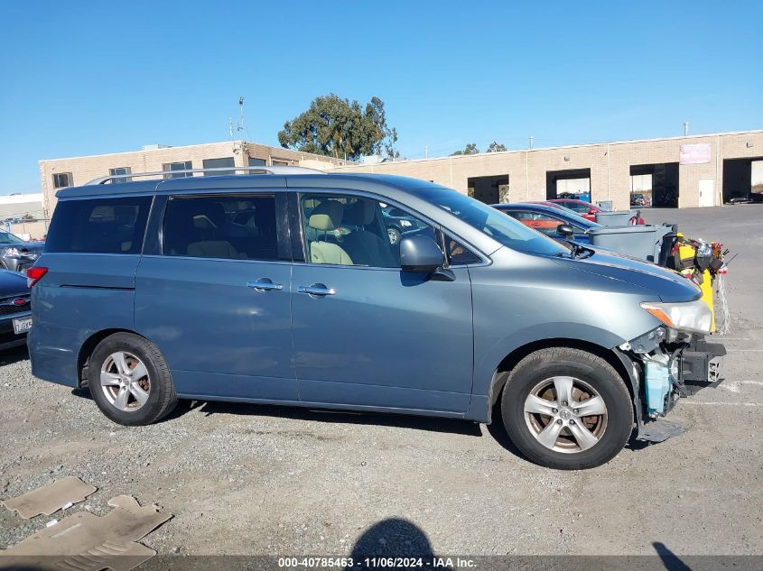 2011 Nissan Quest Sv VIN: JN8AE2KP8B9005929 Lot: 40785463