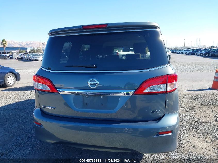 2011 Nissan Quest Sv VIN: JN8AE2KP8B9005929 Lot: 40785463