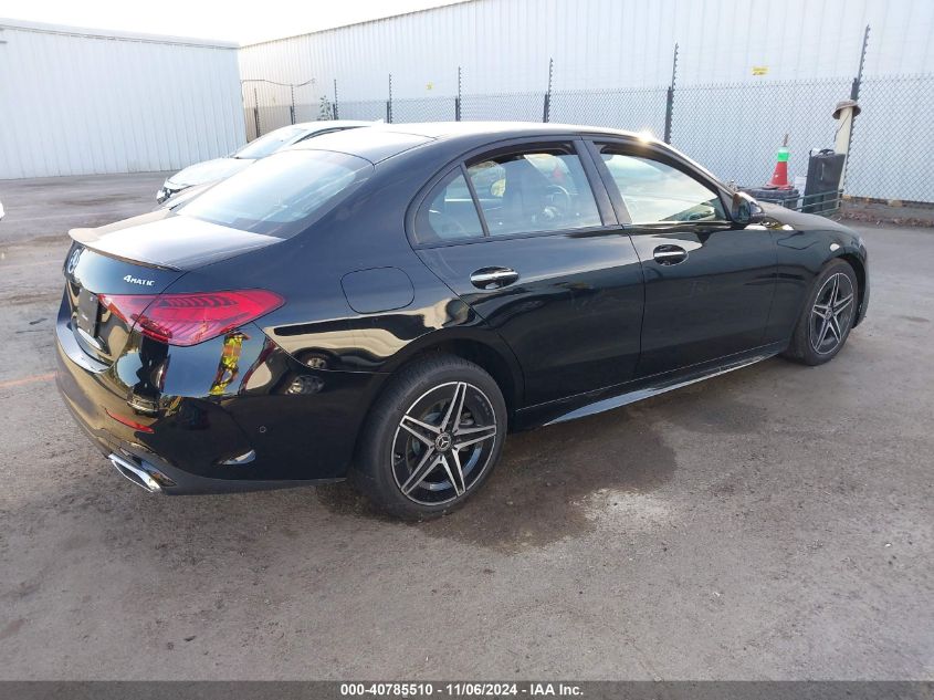 VIN W1KAF4HB6RR208902 2024 MERCEDES-BENZ C 300