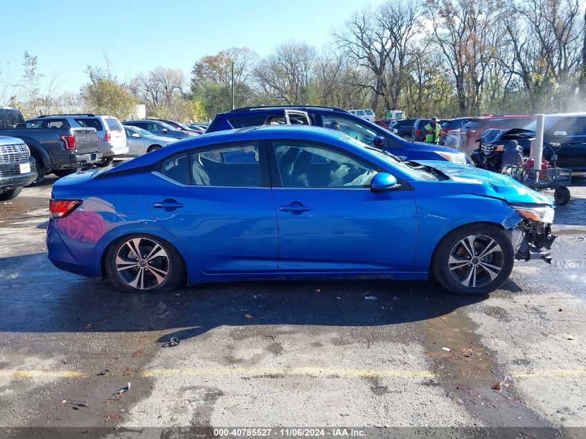 2022 Nissan Sentra Sv Xtronic Cvt VIN: 3N1AB8CVXNY319801 Lot: 40785527