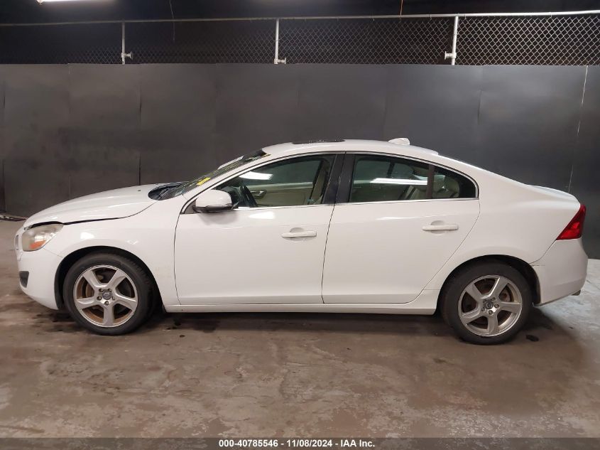 2013 Volvo S60 T5 VIN: YV1612FS2D2210342 Lot: 40785546