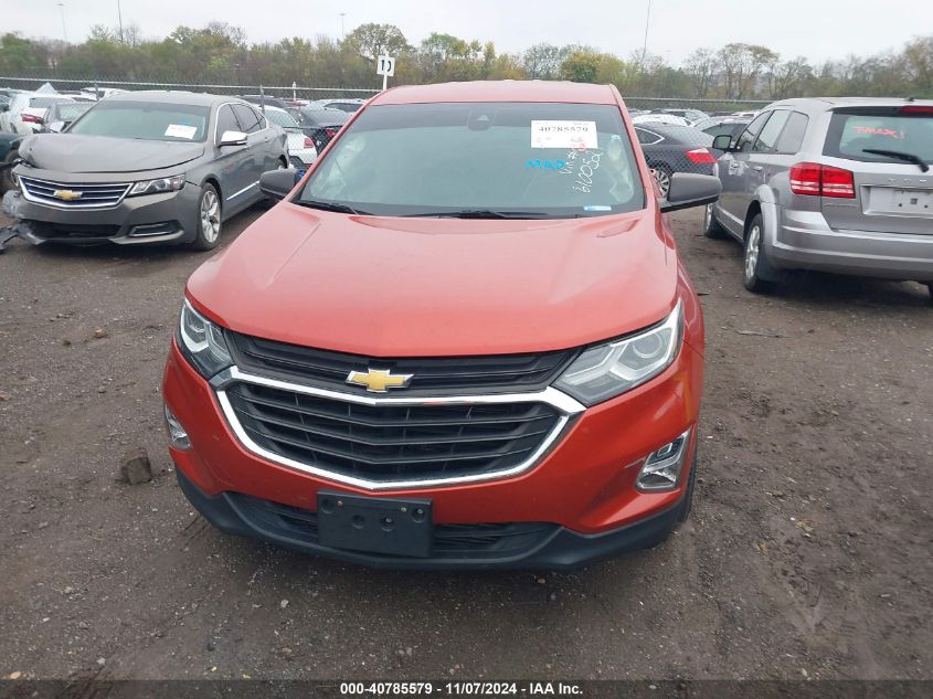 2020 Chevrolet Equinox Fwd Ls VIN: 2GNAXHEV3L6100521 Lot: 40785579