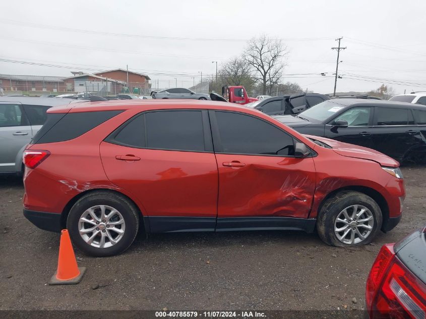 2020 Chevrolet Equinox Fwd Ls VIN: 2GNAXHEV3L6100521 Lot: 40785579