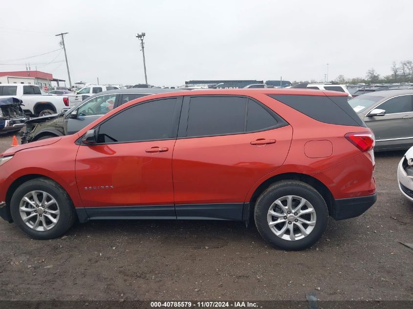 2020 Chevrolet Equinox Fwd Ls VIN: 2GNAXHEV3L6100521 Lot: 40785579