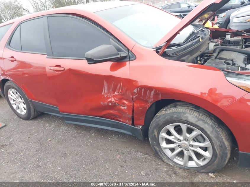 2020 Chevrolet Equinox Fwd Ls VIN: 2GNAXHEV3L6100521 Lot: 40785579