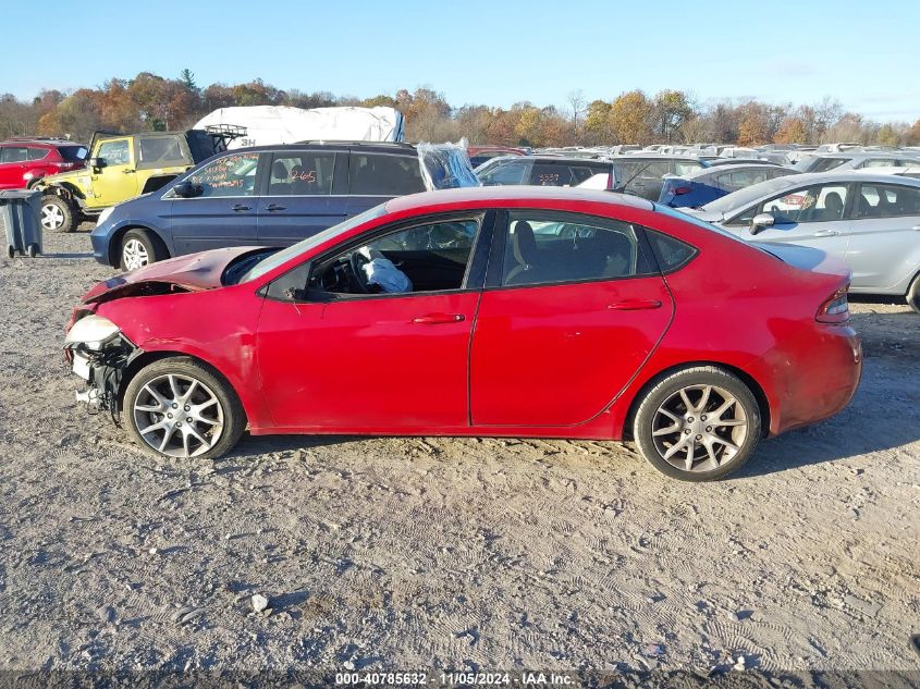 2013 Dodge Dart Sxt VIN: 1C3CDFBA2DD170566 Lot: 40785632