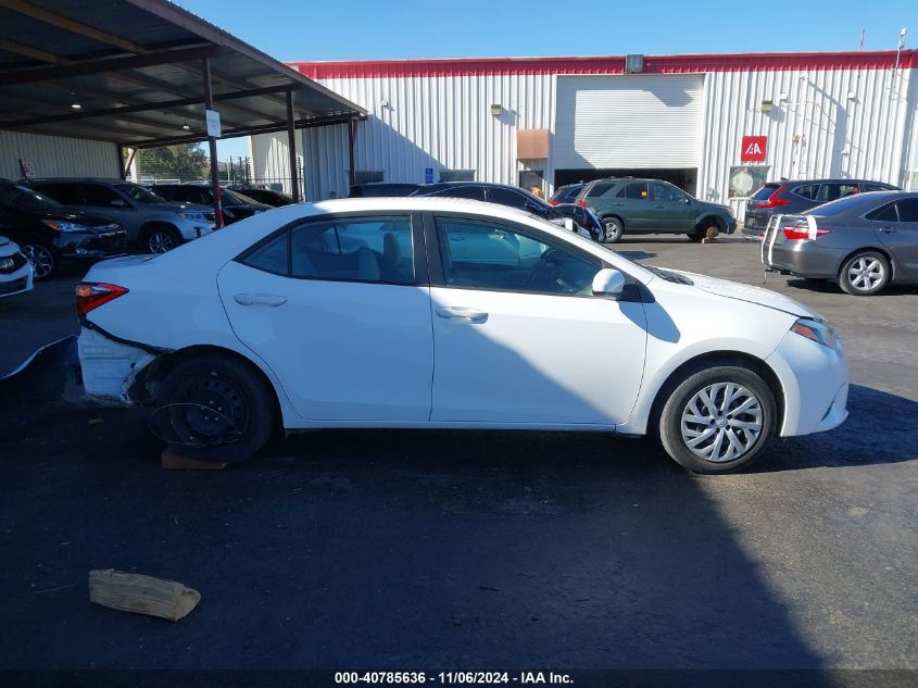 2016 Toyota Corolla Le VIN: 5YFBURHE8GP479737 Lot: 40785636