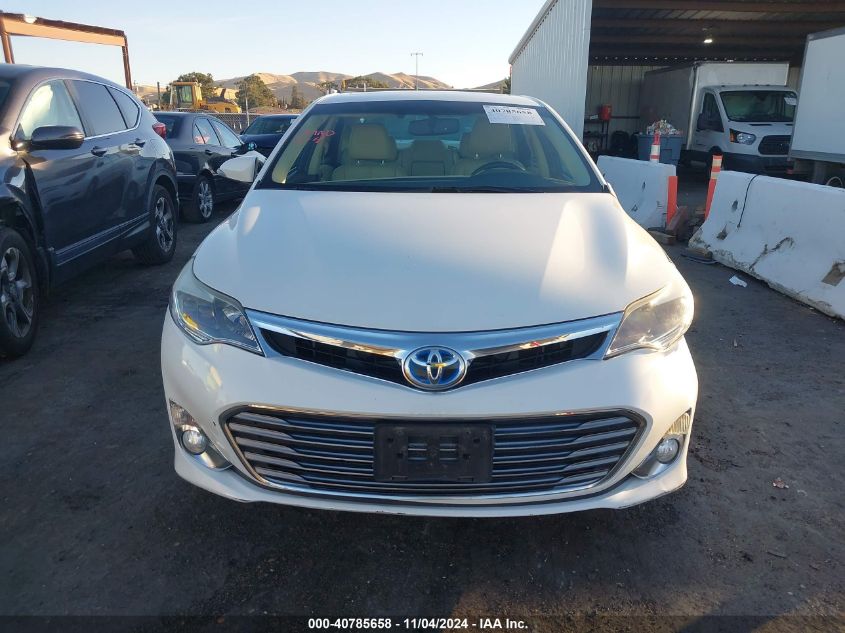 2013 Toyota Avalon Hybrid Xle Touring VIN: 4T1BD1EB0DU017145 Lot: 40785658