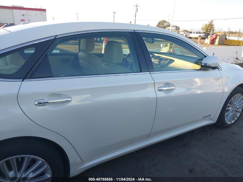 2013 Toyota Avalon Hybrid Xle Touring VIN: 4T1BD1EB0DU017145 Lot: 40785658