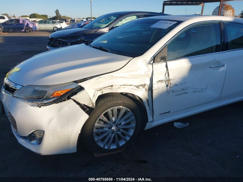 2013 Toyota Avalon Hybrid Xle Touring VIN: 4T1BD1EB0DU017145 Lot: 40785658