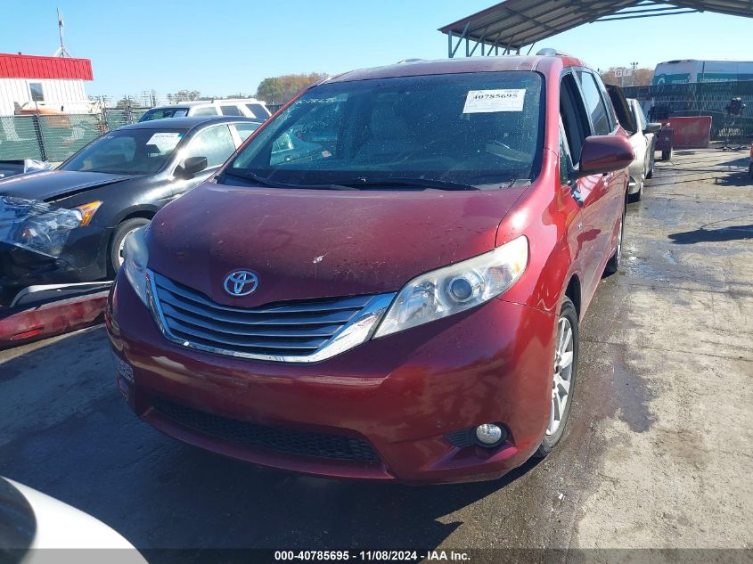 2017 Toyota Sienna Xle 7 Passenger VIN: 5TDDZ3DC4HS171050 Lot: 40785695