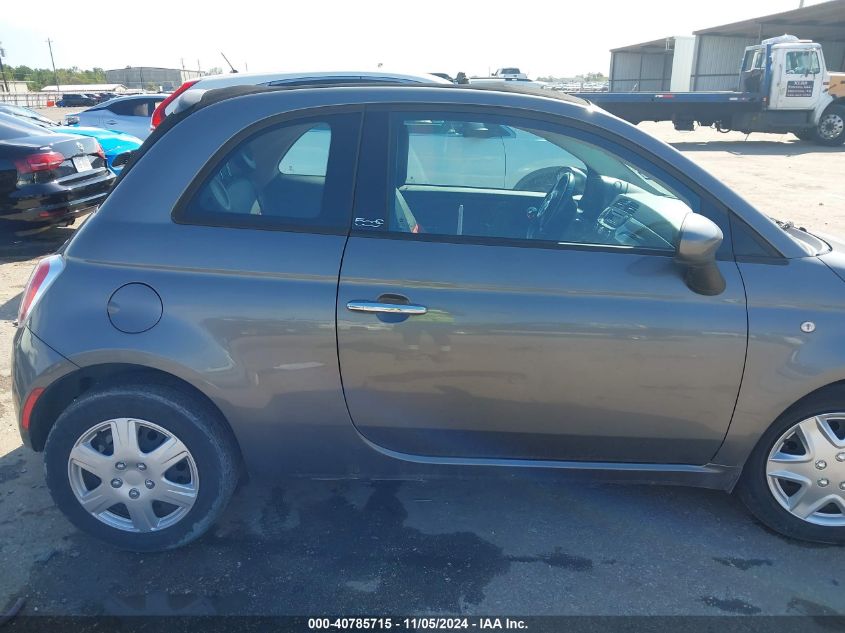 2013 Fiat 500C Pop VIN: 3C3CFFDR6DT600686 Lot: 40785715