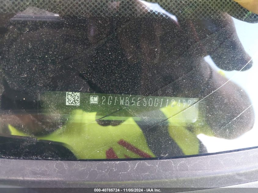 2016 CHEVROLET IMPALA LIMITED LT - 2G1WB5E30G1124927