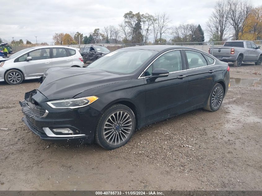 VIN 3FA6P0H91HR186223 2017 Ford Fusion, SE no.2