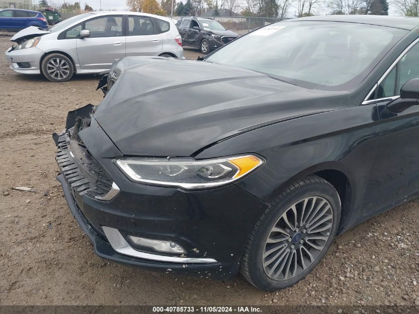 2017 Ford Fusion Se VIN: 3FA6P0H91HR186223 Lot: 40785733