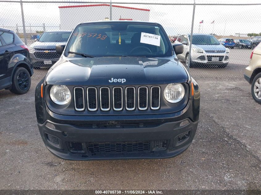 2017 Jeep Renegade Sport 4X4 VIN: ZACCJBAB8HPG29890 Lot: 40785738