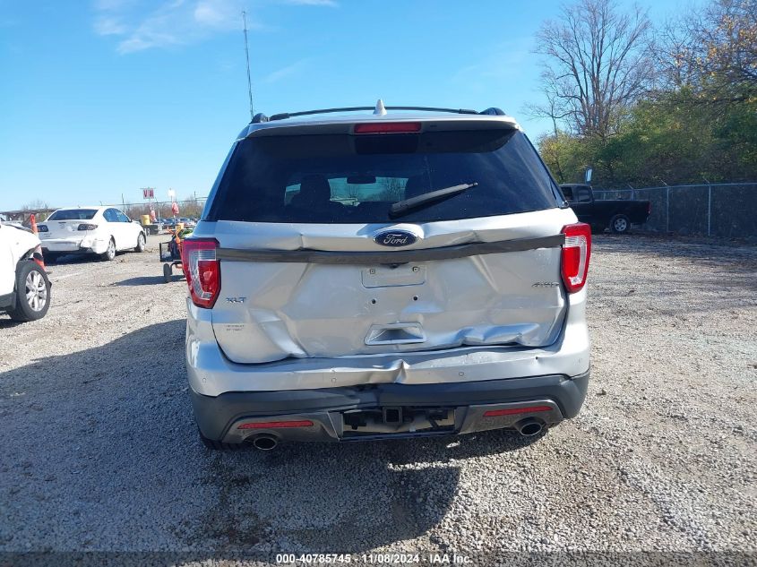 2017 Ford Explorer Xlt VIN: 1FM5K8D88HGC31192 Lot: 40785745