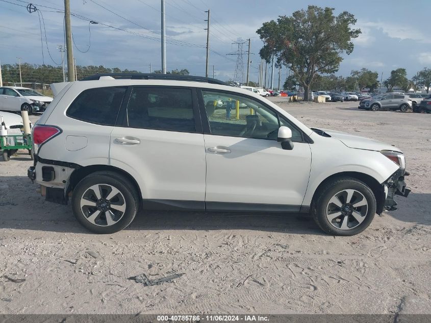 2018 Subaru Forester 2.5I Premium VIN: JF2SJAGC3JH405401 Lot: 40785786