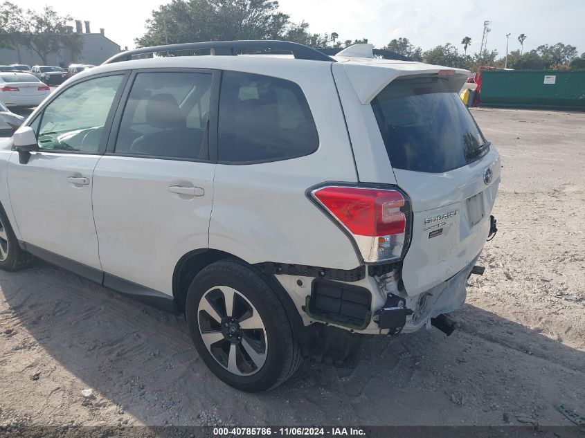 2018 Subaru Forester 2.5I Premium VIN: JF2SJAGC3JH405401 Lot: 40785786