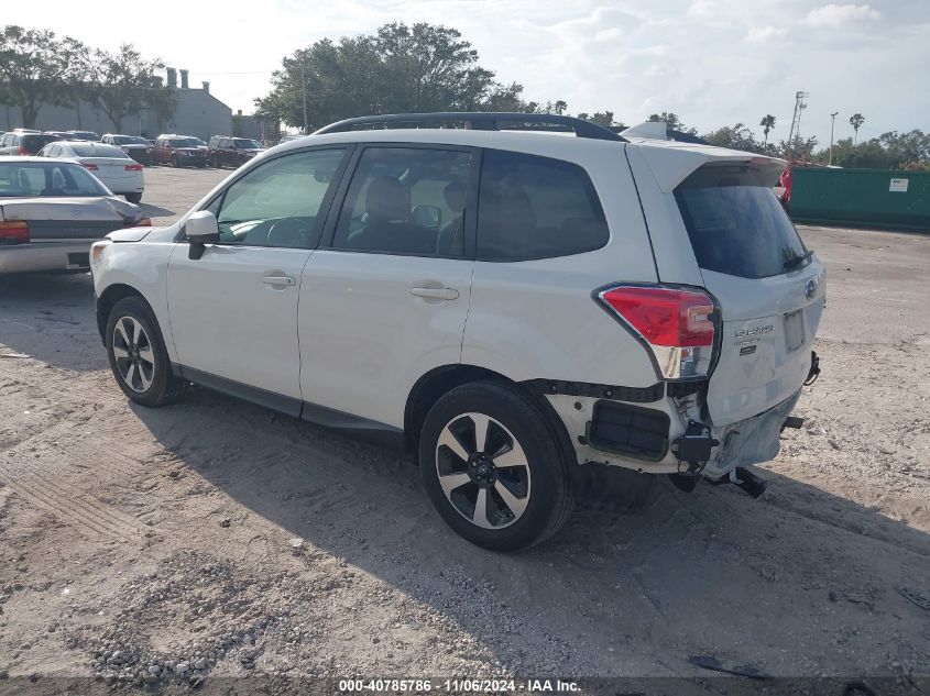 2018 Subaru Forester 2.5I Premium VIN: JF2SJAGC3JH405401 Lot: 40785786