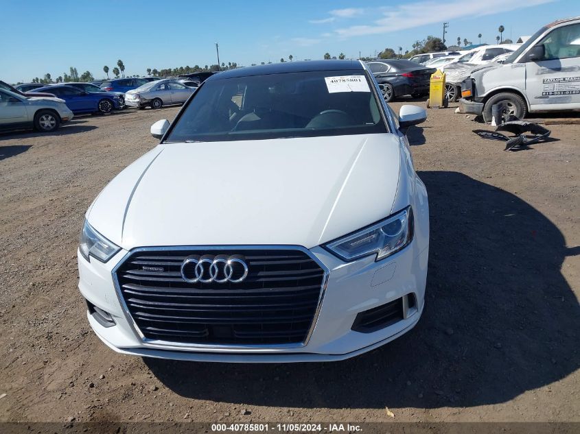 2018 Audi A3 2.0T Premium/2.0T Tech Premium VIN: WAUB8GFF2J1029496 Lot: 40785801