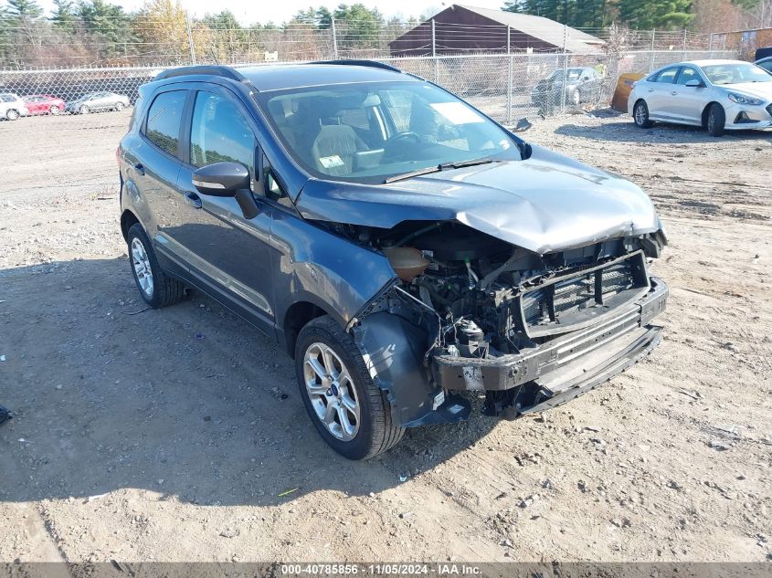 VIN MAJ6S3GL8KC296303 2019 Ford Ecosport, SE no.1