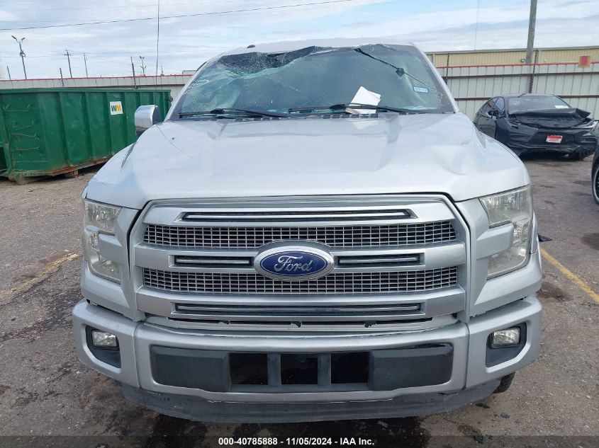 2016 Ford F-150 Lariat VIN: 1FTEW1CF8GKE41559 Lot: 40785888