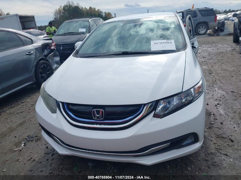 2013 Honda Civic Hybrid VIN: 19XFB4F28DE201338 Lot: 40785904