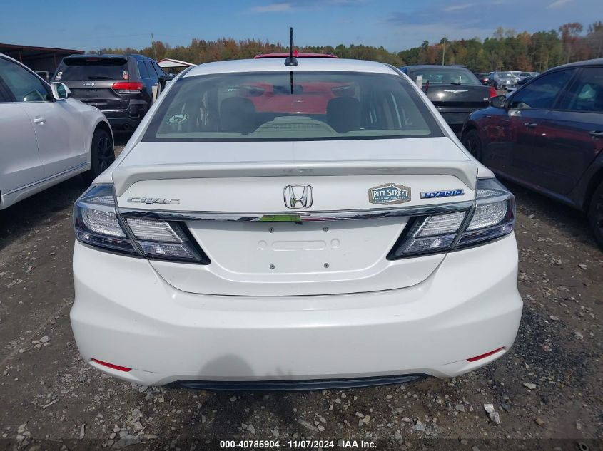 2013 Honda Civic Hybrid VIN: 19XFB4F28DE201338 Lot: 40785904