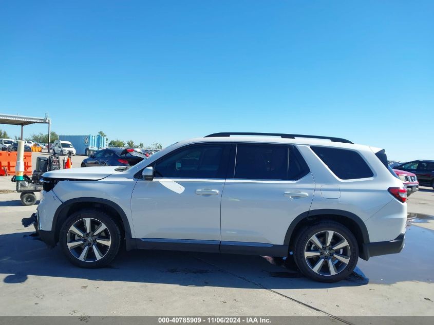 2023 Honda Pilot 2Wd Touring VIN: 5FNYG2H71PB015422 Lot: 40785909