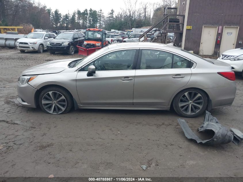 2016 Subaru Legacy 2.5I Limited VIN: 4S3BNAL63G3036130 Lot: 40785987