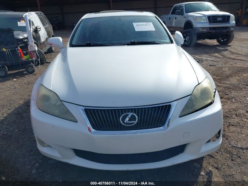 2009 Lexus Is 350 VIN: JTHBE262192017050 Lot: 40786011