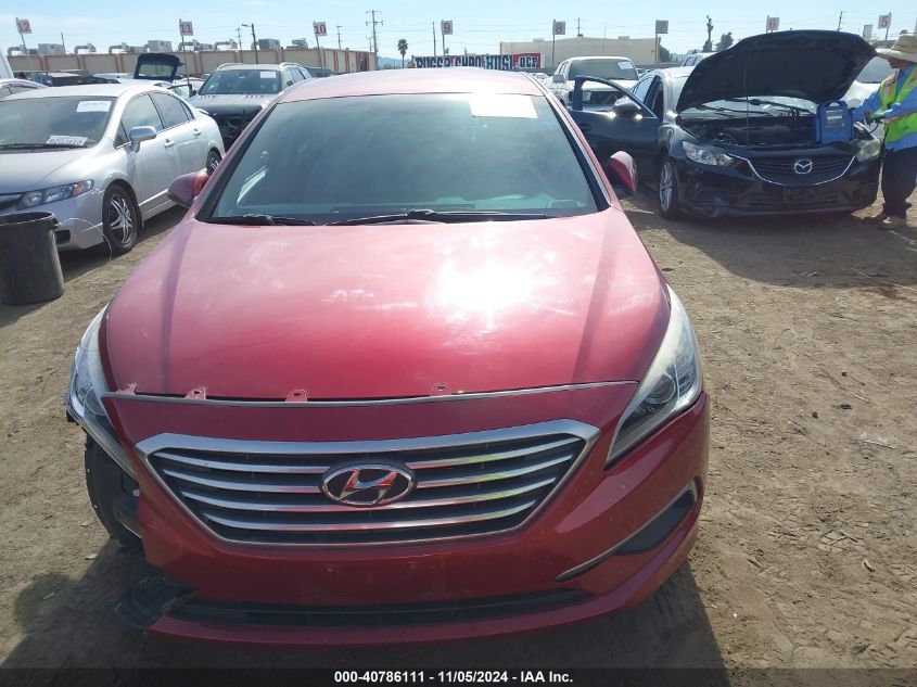 2016 Hyundai Sonata Se VIN: 5NPE24AF2GH376352 Lot: 40786111