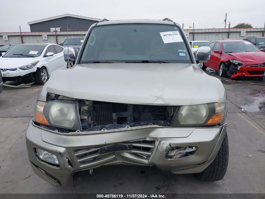 2001 Mitsubishi Montero Limited VIN: JA4MW51R71J005034 Lot: 40786119