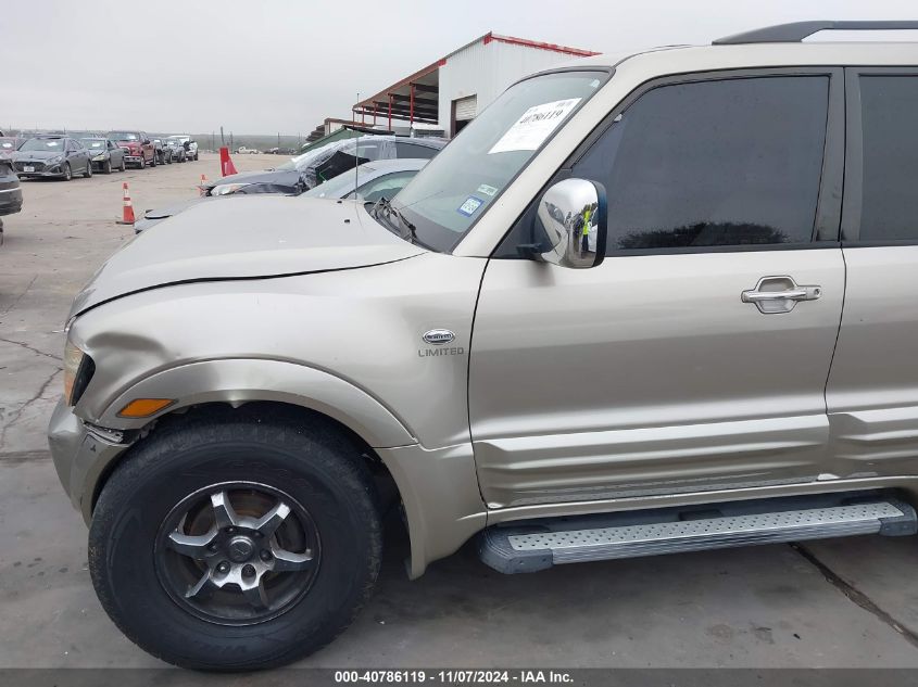 2001 Mitsubishi Montero Limited VIN: JA4MW51R71J005034 Lot: 40786119