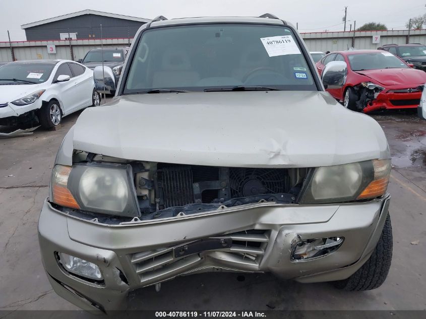 2001 Mitsubishi Montero Limited VIN: JA4MW51R71J005034 Lot: 40786119