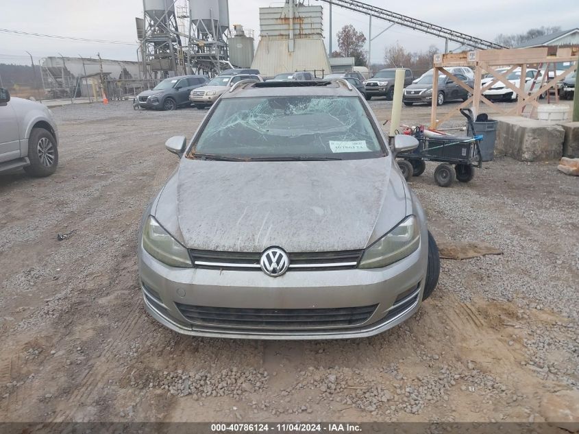 2015 Volkswagen Golf Sportwagen Tdi Sel 4-Door VIN: 3VWCA7AU9FM500682 Lot: 40786124