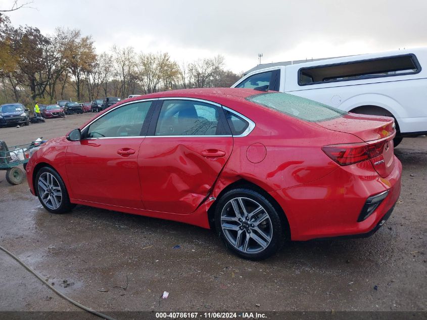 2019 Kia Forte Ex VIN: 3KPF54AD4KE021058 Lot: 40786167